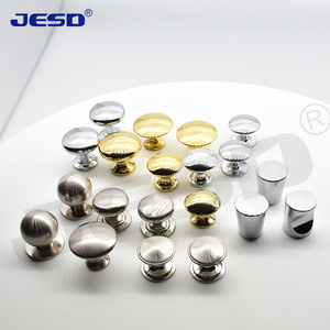 New Design Silver Gold Color Round Drawer Handles Mushroom Kitchen Cabinet Handle Furniture Knobs