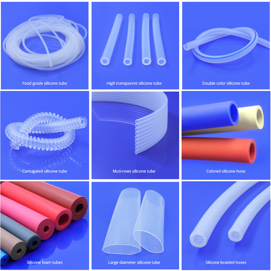 Custom Wholesale Price Silicone Tube Silicone Hose Pipe Soft Flexible Food Grade Medical Silicon Rubber Tube