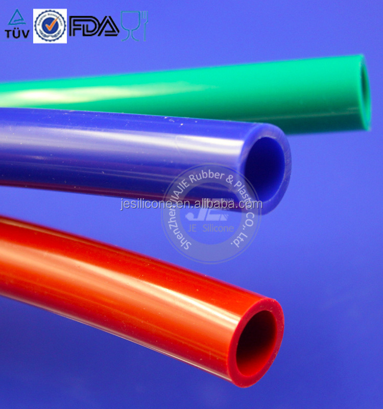 2018 Food Grade High Temperature Hollow Extruded Colored Silicone Rubber Hose Pipe