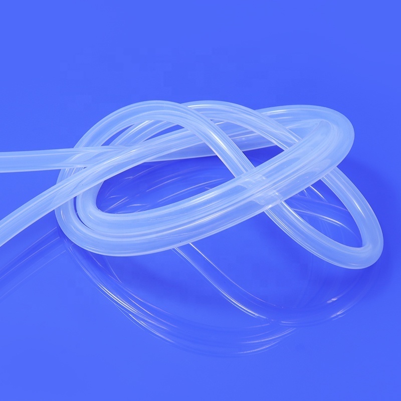 High temp soft thin wall platinum cured flexible Transparent Silicone tubing