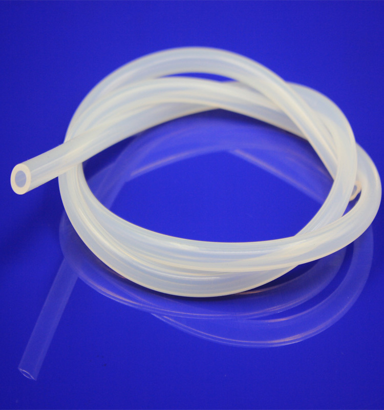 High transparent silicone tube silicone rubber hose thin wall rubber tubing factory