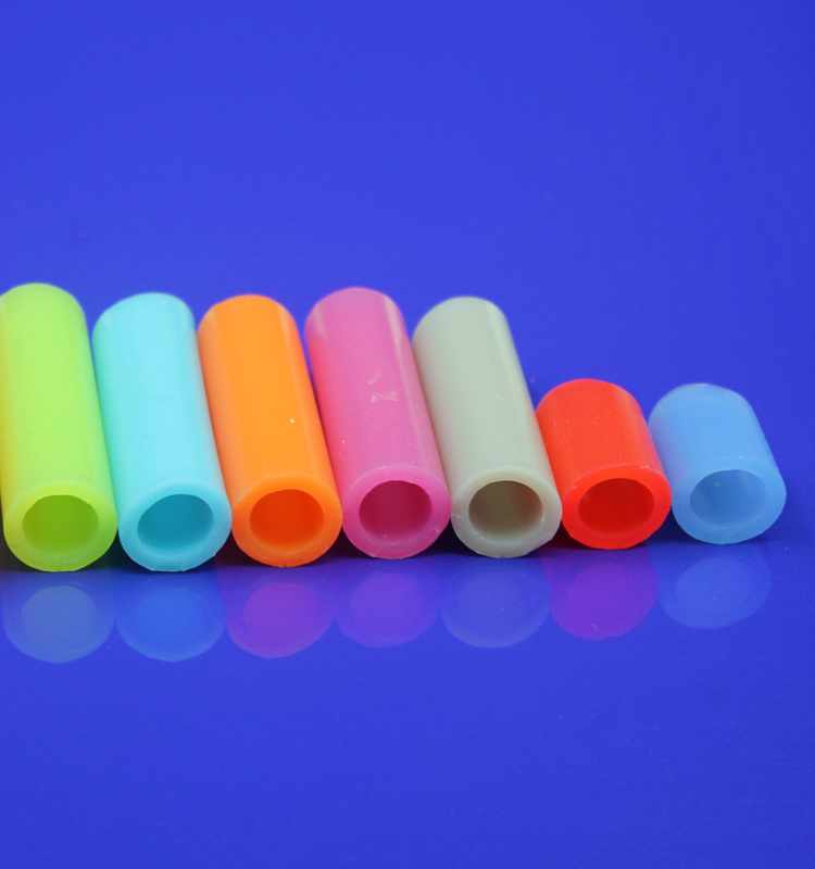 2018 Food Grade High Temperature Hollow Extruded Colored Silicone Rubber Hose Pipe