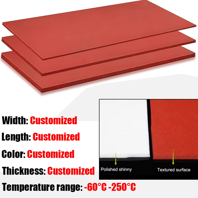 High temperature rubber foam sheets/flexibility silicone foam sheets