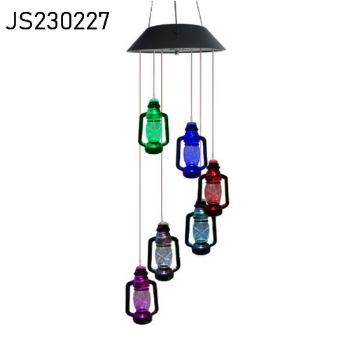 Plastic Lantern Model Color Light Hanging Wind Chime Home Indoor Wholesale Tube Wind Chime