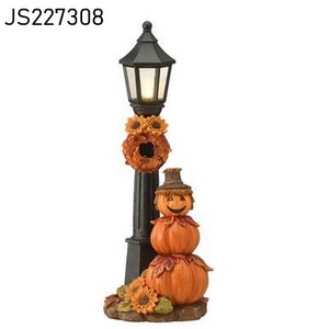 Party Decorations Resin Pumpkin Lights LED Lantern Accessories Custom Home Lighted Halloween Pumpkin