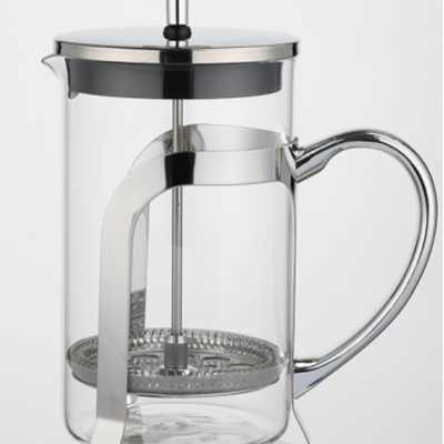 French Pressure Coffee Pot Filter Pressure Hand Coffee Pot Stainless Steel Iron Frame for Tea Making Tea French Pressure Pot