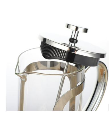 French Pressure Coffee Pot Filter Pressure Hand Coffee Pot Stainless Steel Iron Frame for Tea Making Tea French Pressure Pot