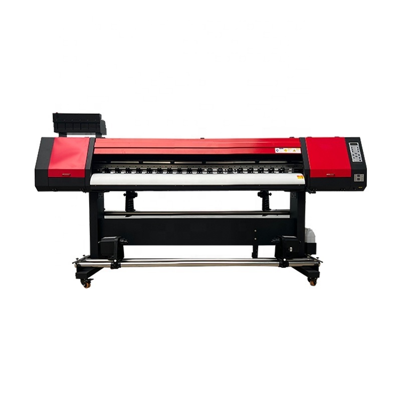 High speed dual heads uv roll to roll printer 71 inch poster printing machine 6ft reasonable price lightbox printer