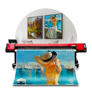 10feet Wide Format Eco Solvent Inkjet Printer tarpaulin printing plotter digital UV roll to roll printer