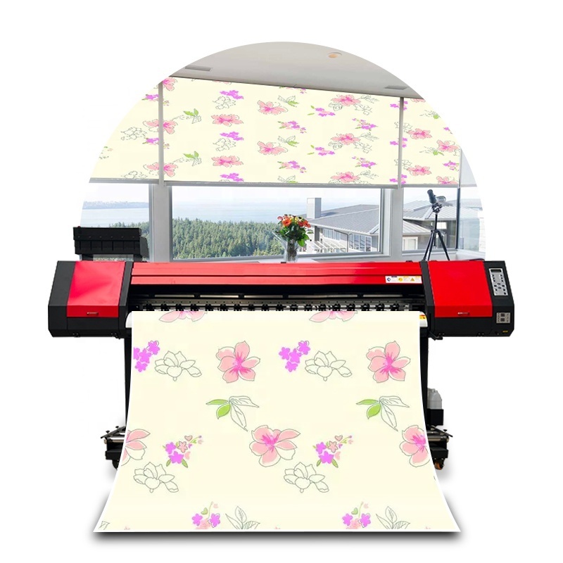 High speed dual heads uv roll to roll printer 71 inch poster printing machine 6ft reasonable price lightbox printer