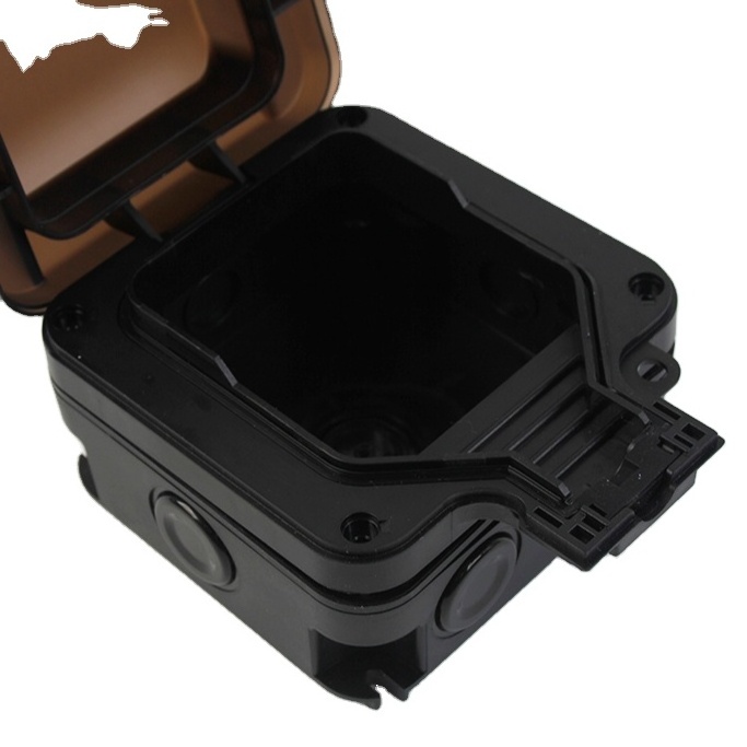 JESIRO arrival Ip66 Outdoor power waterproof switch socket protection box plastic socket switch cover factory price