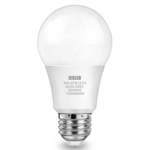 JESLED A19 LED Light Bulb 60 Watt Equivalent Daylight 5000K E26 Medium Base Non-Dimmable LED Light Bulb ETL Listed