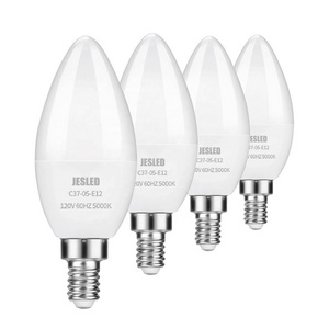 JEDLED E14 Candle Bulbs 7 W 60 Watt Replaced 2700 K Warm White Light E14 LED Bulb B35/C35 Candle Bulb 85-265 V CE ETL Listed