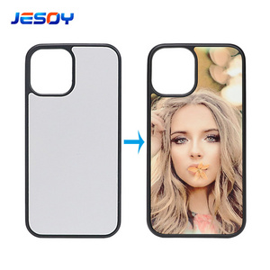 Customized Printing Design Logo Custom Production Rubber Casing 2D Blank Sublimation Cell Phone Case Back Cover For Iphone 12 11