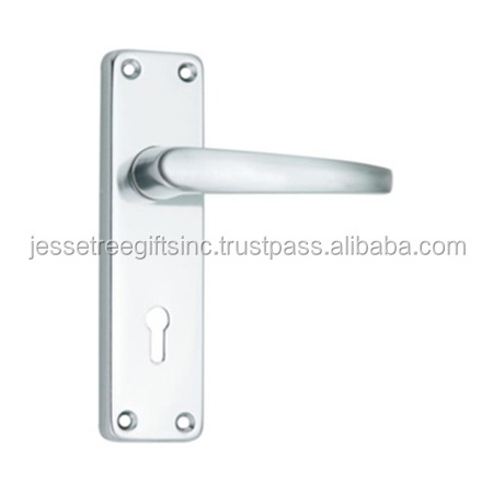 Modern Style Metal Door Lock With Gold Plating Finishing Rectangle Shape Premium Quality For Building Hardware