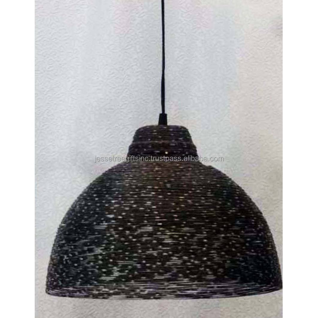 Metal Sheet Ceiling Pendant Light With Black Powder Coating Finishing Unique Design Excellent Quality For Lighting