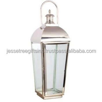 Metal Sheet & Clear Glass Nautical Hanging Lantern With Antique Brass Finishing Round Shape Fancy Design For Home Decoration