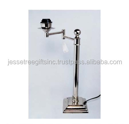 Stainless Steel Desk Lamp With Mirror Polish Finishing Rectangular Base Modern Design High Quality For Lighting Wholesale Price