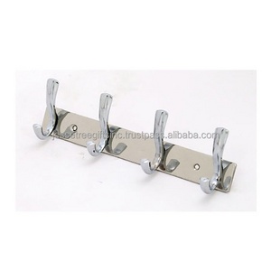 Stainless Steel Wall Mounted Hooks With Chrome Plating Finishing Modern Design High Quality For Home Decoration Wholesale Price