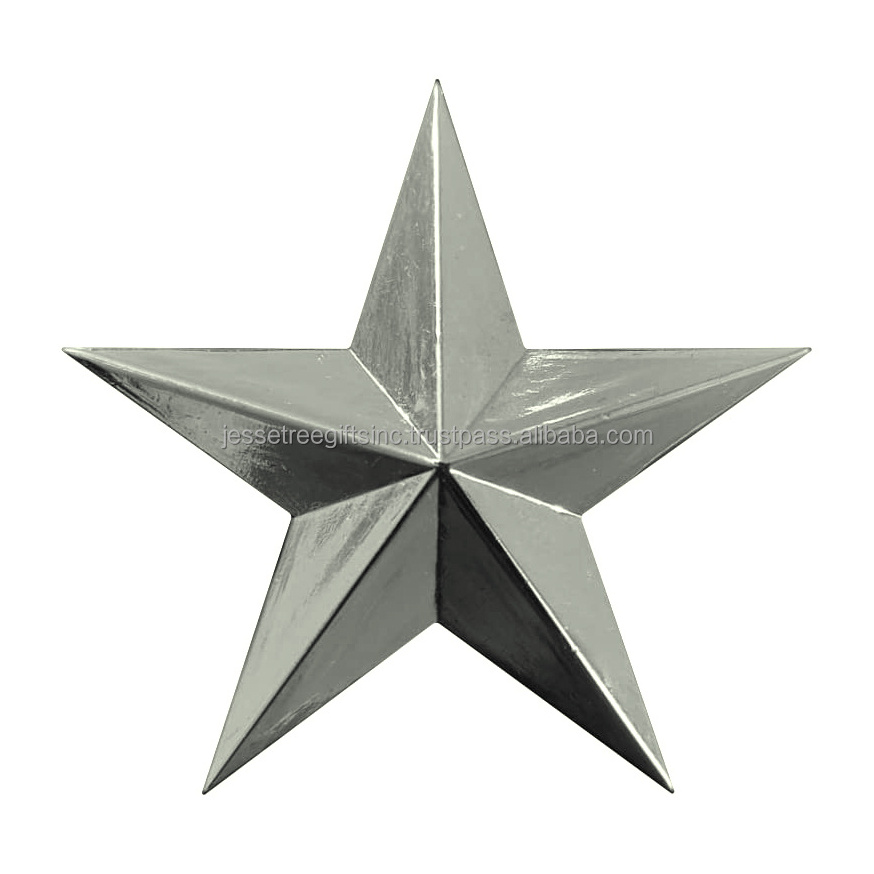 Decorative Wall Hanging Metal Wall Plaque Star Shape Golden Finishing Good Quality For Home Decoration Wholesale Price