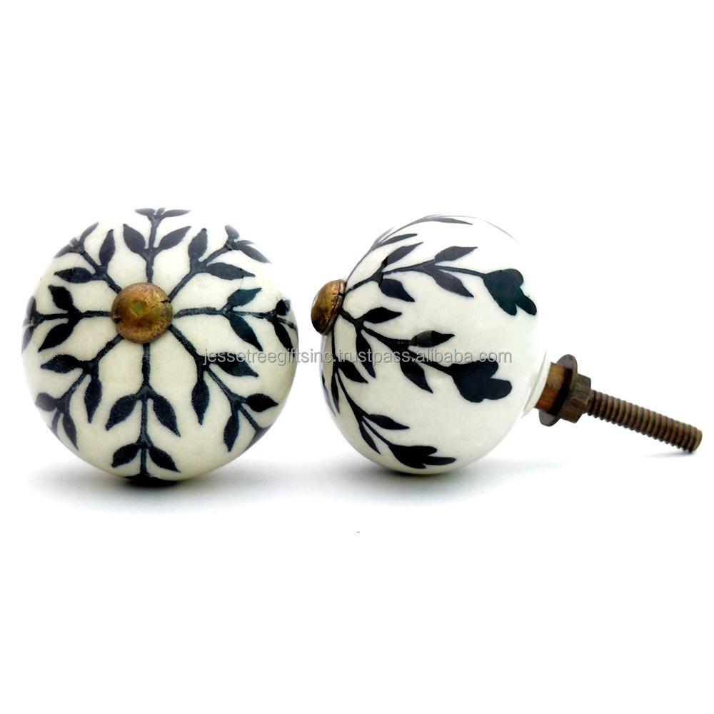 Metal Cabinet Pull Drawer Knobs With Decaling Finishing Round Shape Butterfly Design Excellent Quality For Drawer & Wardrobe