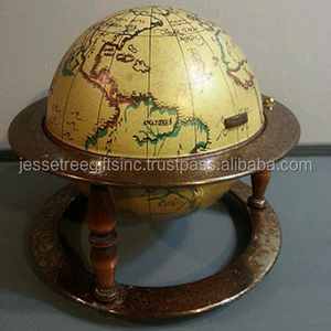 Hot Selling Office Decorative Rotatable Art Room Metal World Globe Excellent Quality For Home & Office Decoration