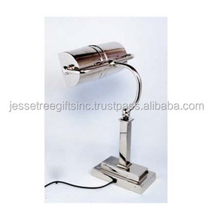 Stainless Steel Desk Lamp With Mirror Polish Finishing Rectangular Base Modern Design High Quality For Lighting Wholesale Price