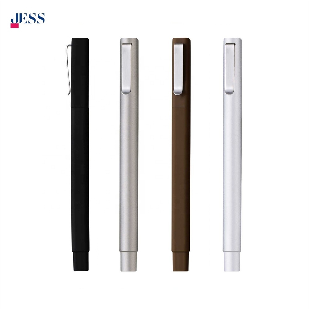 Hot Selling Rubber Square Shaped Plastic Pen Cheap Custom Advertising Pen