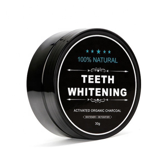 Free Customize Natural Organic Herbal Teeth Whitening  Black Carbon Charcoal Toothpaste Powder