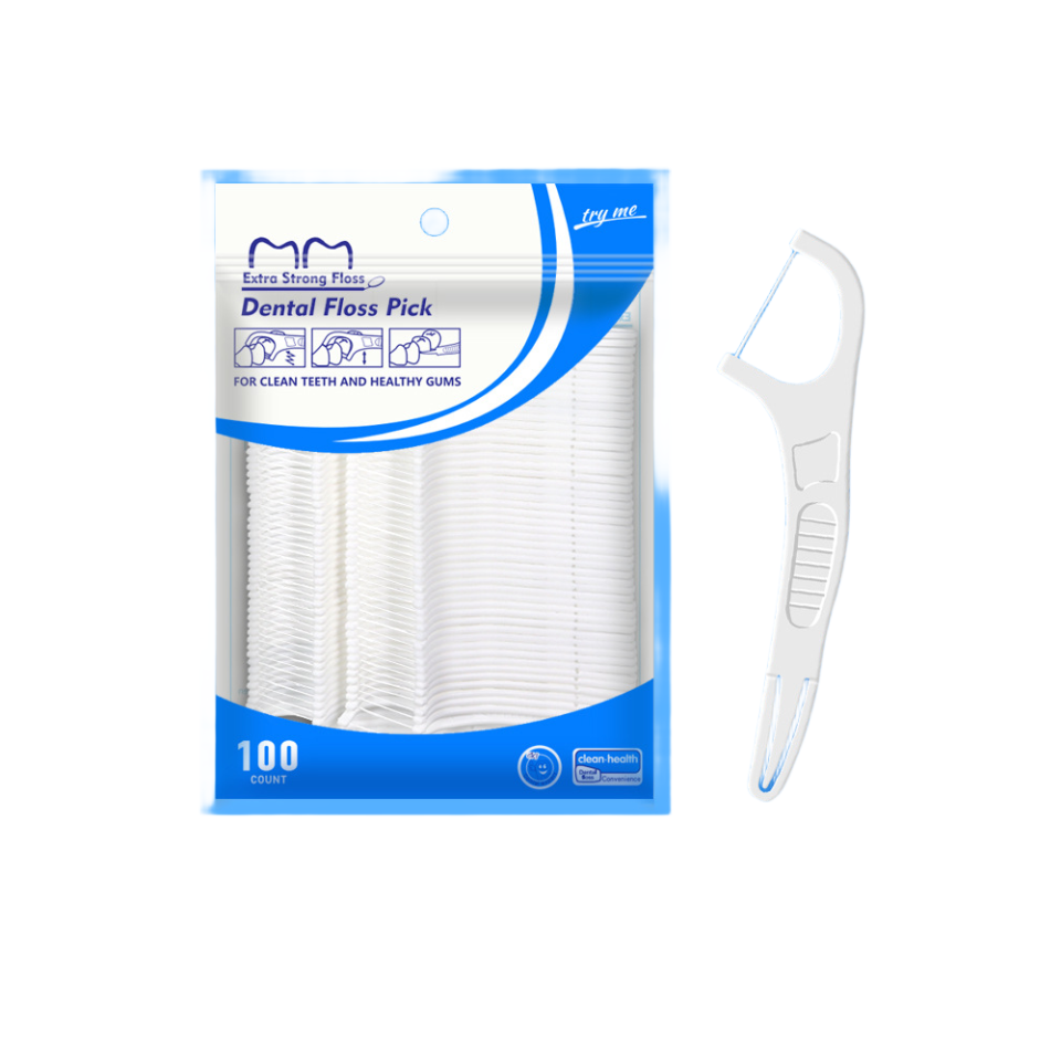 High Quality  Disposable Plastic Dental Flosser Toothpicks Oral Tooth Pick Dental Floss Picks