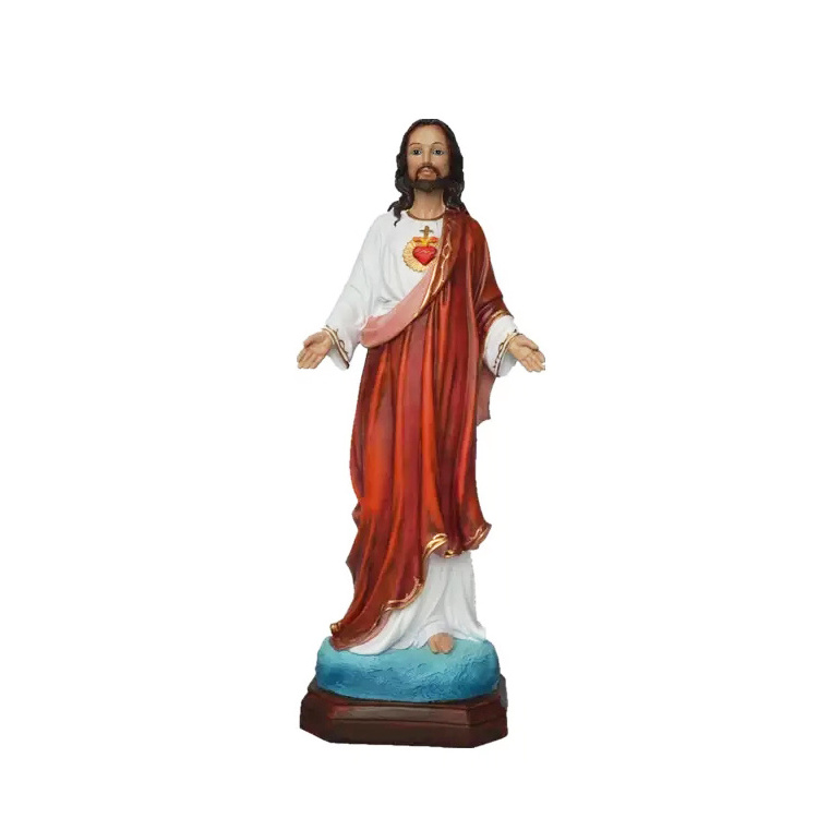 High Quality Cheap Jesus Statue Resin Statues Religious Figurines Wholesale