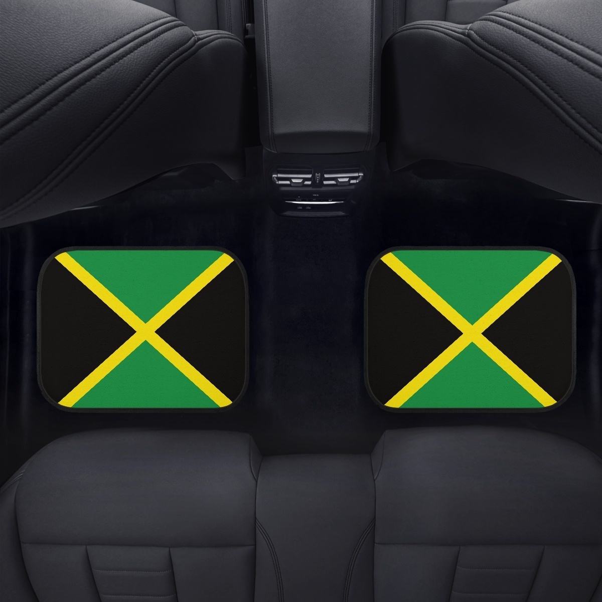 Best seller Car Mats Jamaica Flags Sublimation Printed Custom Design Car Floor Mats Waterproof Rubber Bottom Floor Mats Hot Sale