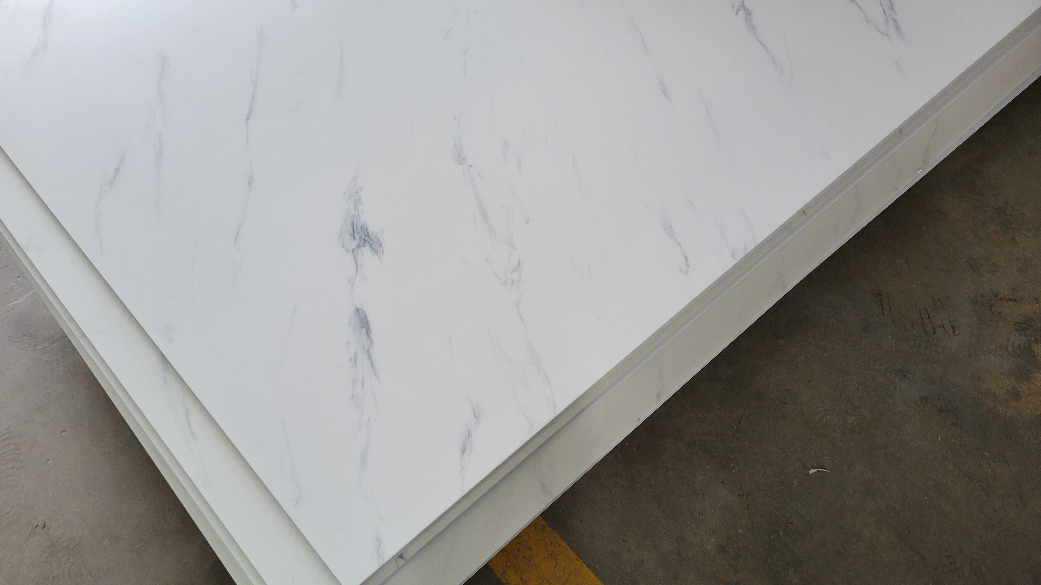 JESTONE solid surface corians Acrylic Solid Surface Sheet vein veined veining calacatta for Counter top wall panel 3660*760*12mm