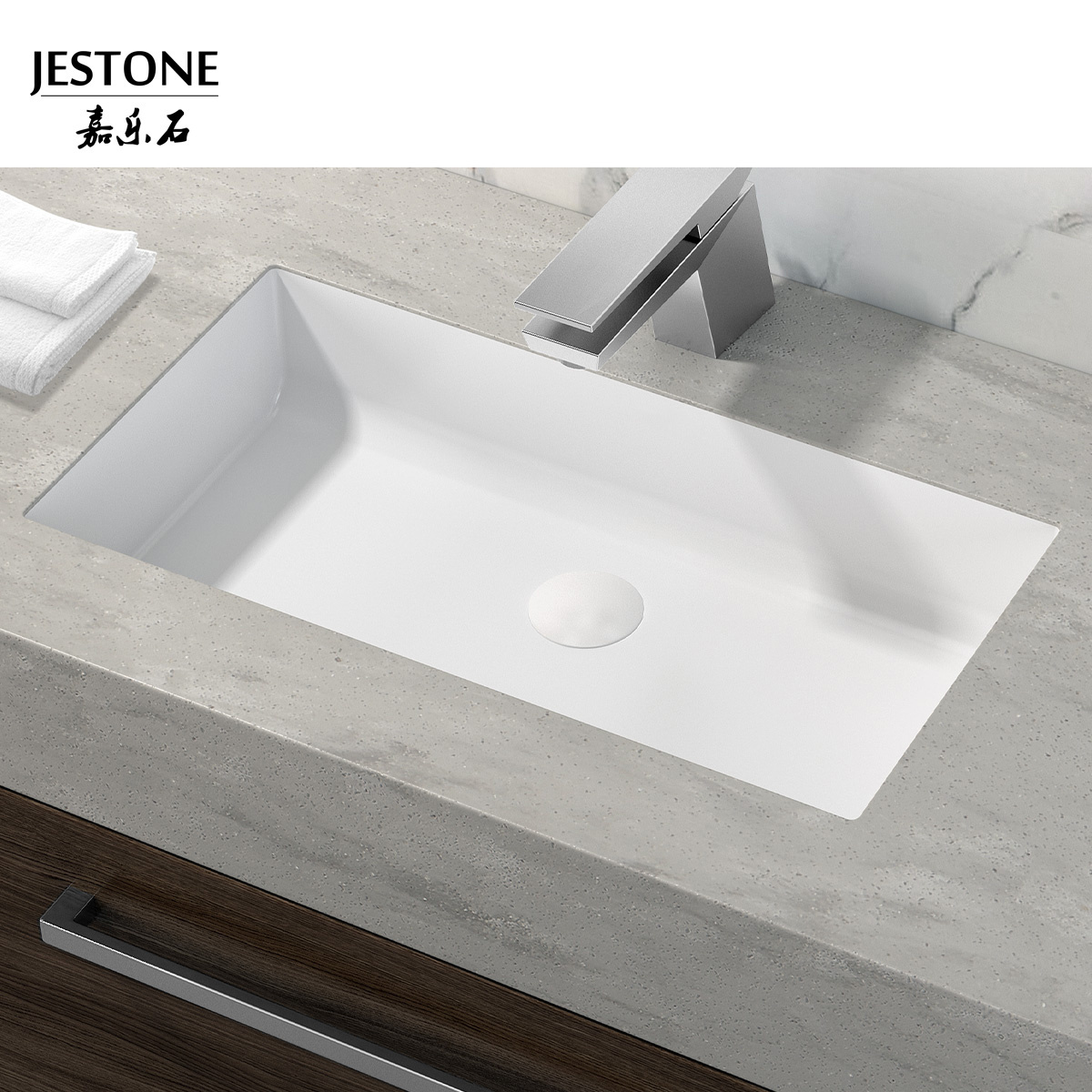 Dupont Corians Custom Made White Solid Surface Modern Bathroom Vessel Marble Sink Round