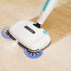 Jesun easy home spray water mop cordless rechargeable electric floor sweeper with mopping