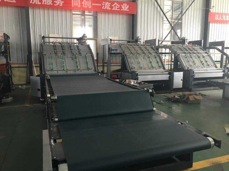 [JT-YB1300B]Semi Automatic Flute Laminating Machine Flute Laminating Machine Belt With CE Standard