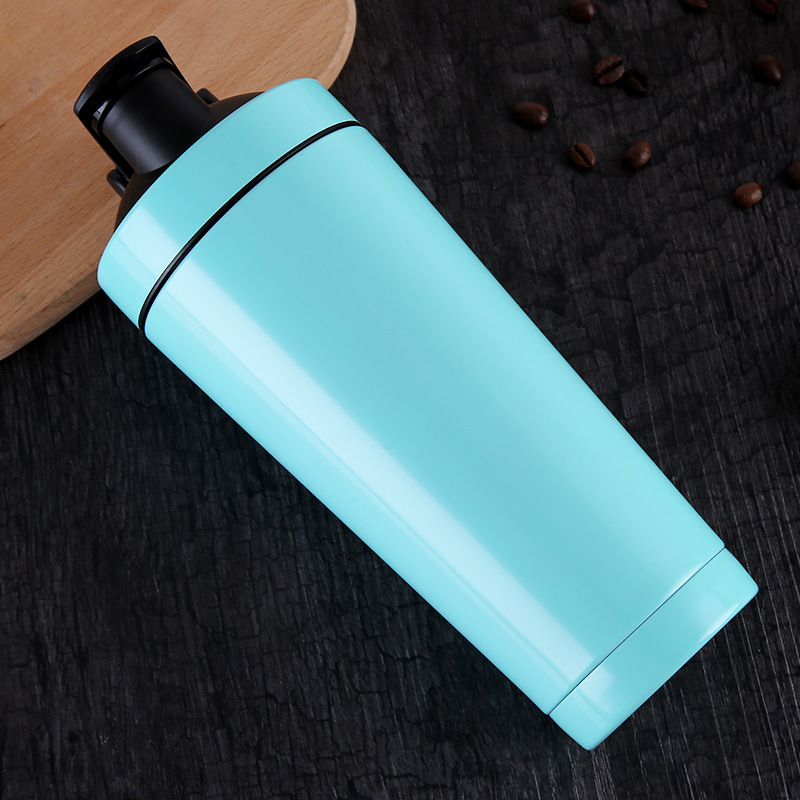 Custom Logo Bpa Free Insulated Drink Shaker Bottle Sport Stainless Steel Shake Bottle Protein Shaker Water Bottle