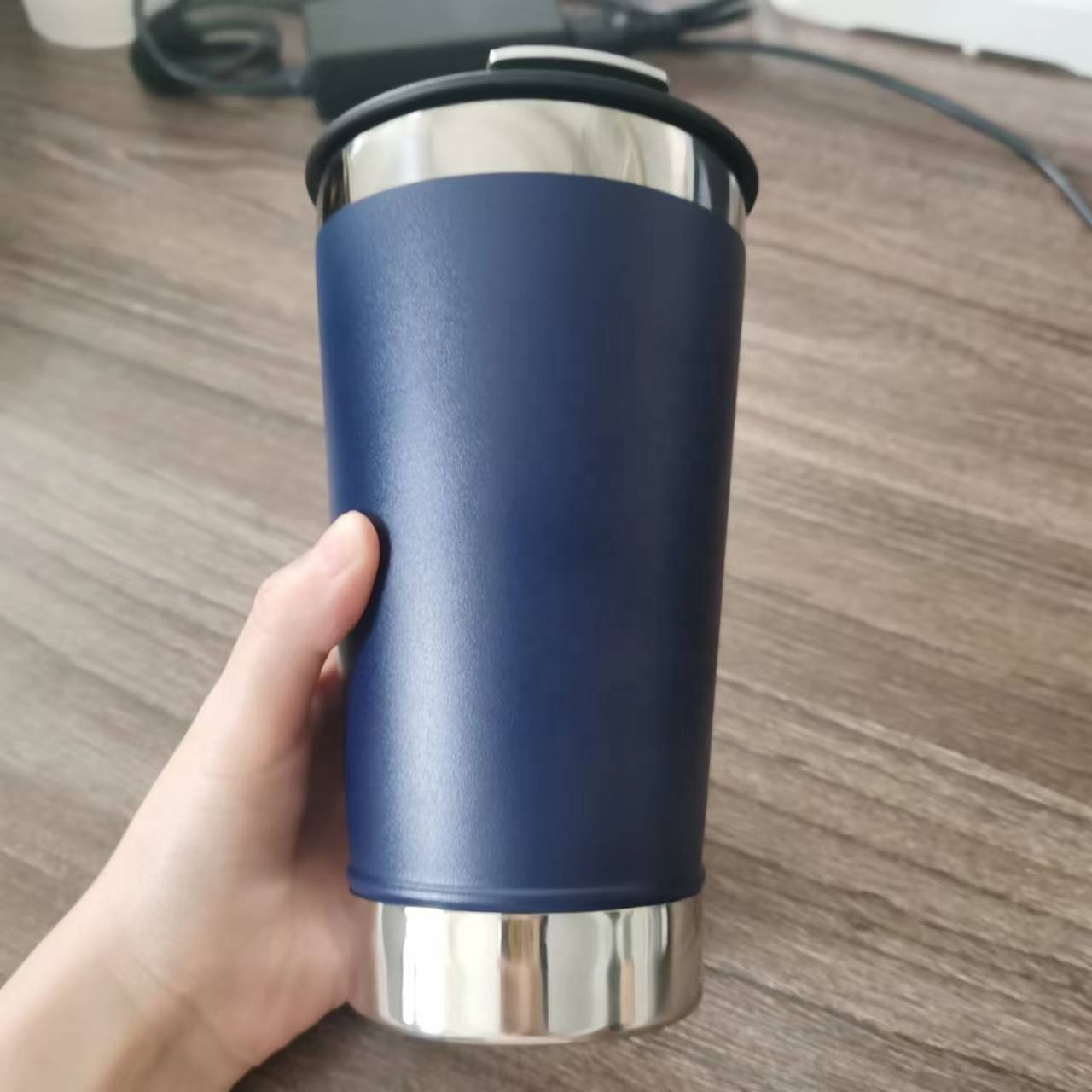 Yewa Tasas De Cafe Hot Sale Cup 473ml Copo Inox Termico Custom Printed Logo Double Wall Stainless Steel Vaccum Beer Mug