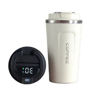 380ml 510ml LED smart Temperature Display double wall stainless steel thermo coffee tumbler Vacuum Insulated travel cup mug