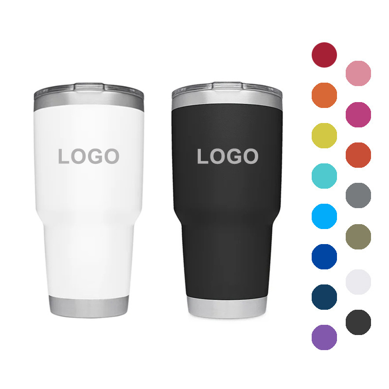 Factory Hot Selling 30 Oz Double Wall Stainless Steel Water Tumbler Travel Mug Custom Logo Thermal Glasses Insulation Large Mugs