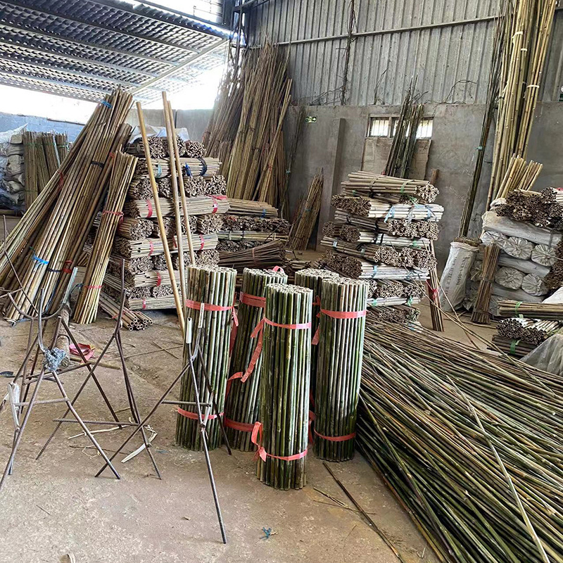 Natural Garden Wood Reed Fence Wood Rolled Bamboo Slat Panels Customized Size Farm Artificial Bamboo Roll Panels