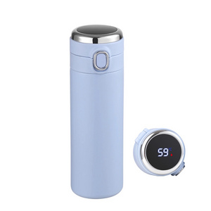 420ml/320ml Smart Vacuum Insulated Digital Led Temperature Display Stainless Steel Tour Travel Water Bottle Termos Thermal Flask