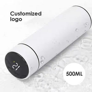 Factory Wholesale 500ml Insulated Flask Vacuum Thermos With Smart LED Temperature Display Termos Magico Intelligent Tea Flasks