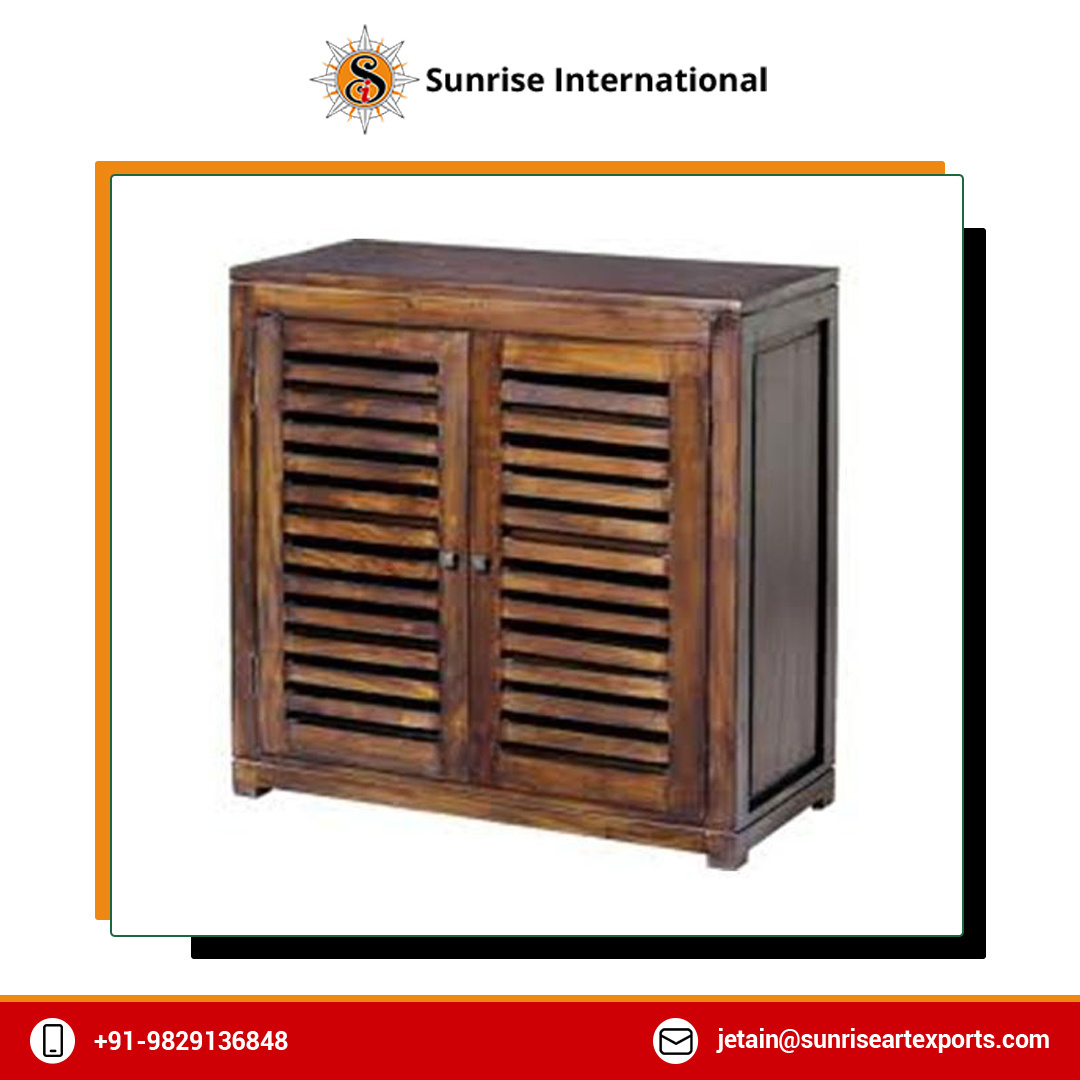 Exclusive Range of Contemporary Style Top Quality Wholesale Sheesham Wood Shoe Cabinet Rack from Indian Exporter