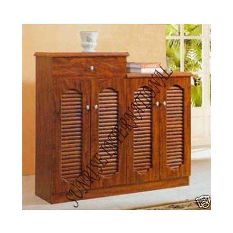 Contemporary Style Home Furniture Manufacturer of Excellent Quality Best Selling Sheesham Wood Shoe Rack/ Cabinet/ Sideboard