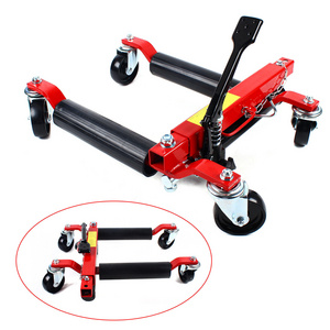 1500 lbs Car Skates Vehicle Positioning Hydraulic Tire Jack Truck Rv Trailer Jack/Dolly Ratcheting Foot Pedal