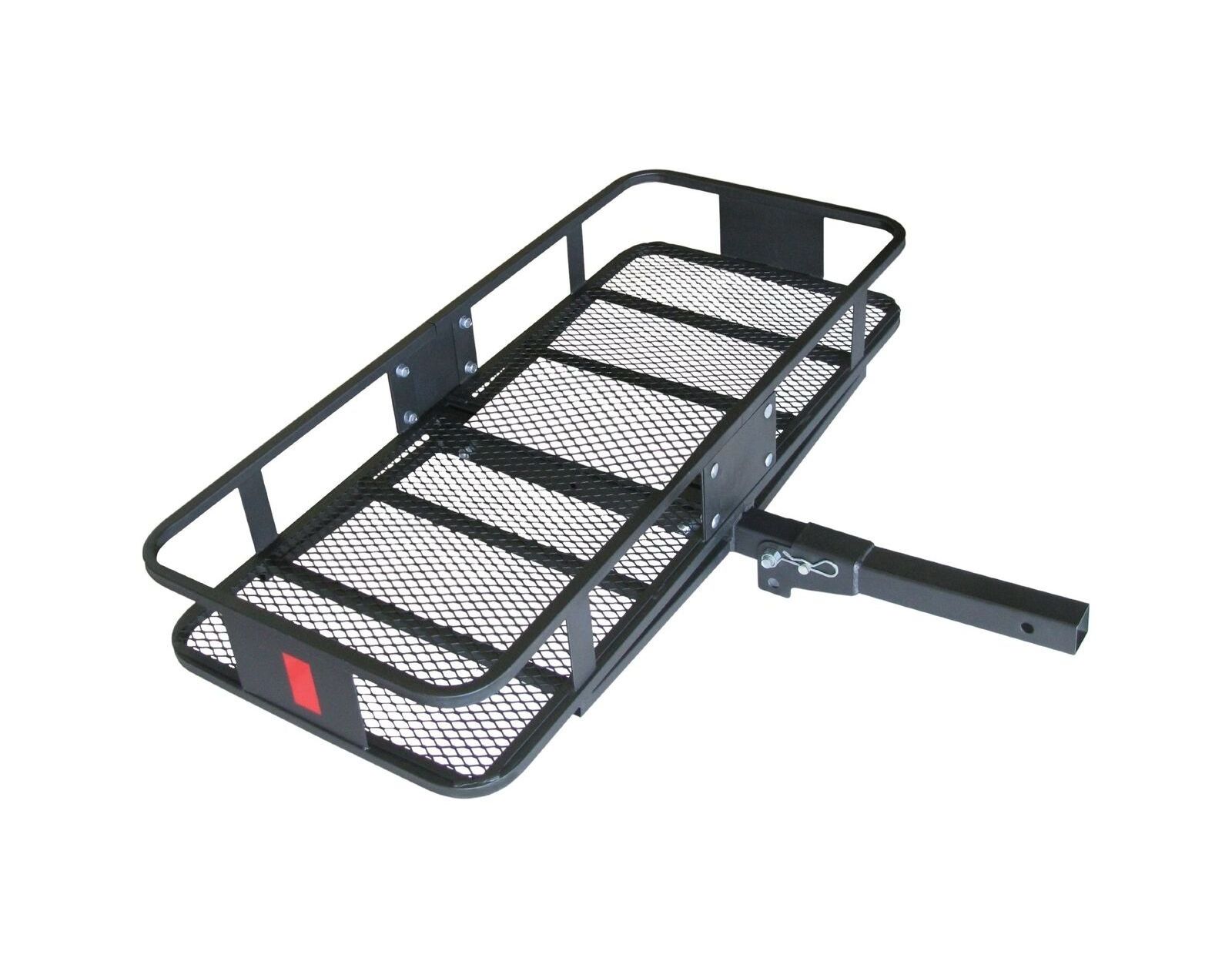 Trailer Hitch Cargo Carrier Hitch Mount Folding Vehicle Cargo Basket 550lb Capacity Hitch Cargo Racks for Car