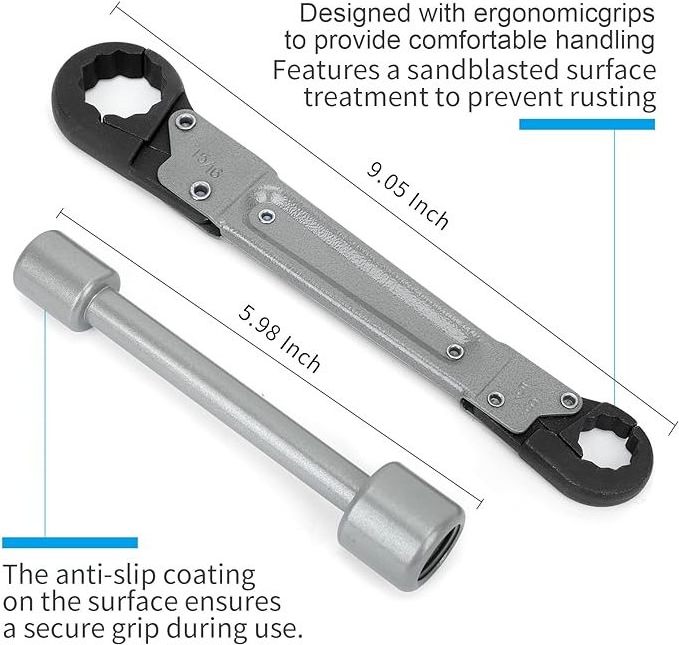 Plumbing Tools Angle Stop Wrench Kit Angle-on Wrench Professional Plumber Wrench Tools