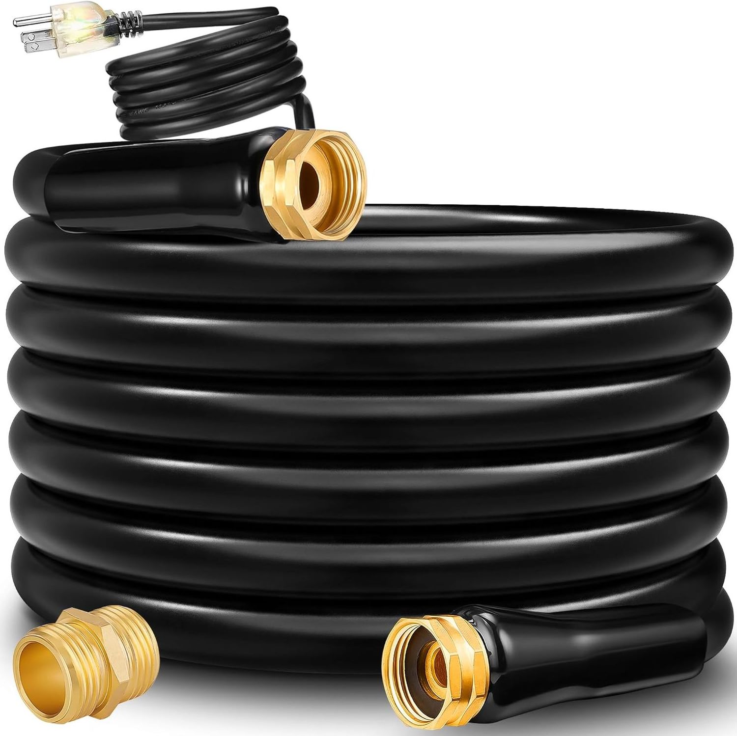 50ft Heated Fresh Water Hose Irrigation Line Freeze Protection Withstands Temperatures up to 35 Degree