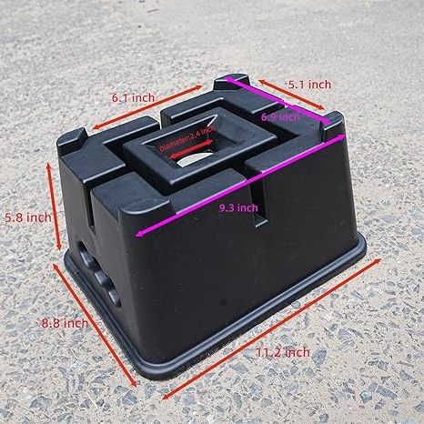 Heavy Duty Camper Blocks RV Stabilizer Stands for Travel Trailers 5th Wheels and Any Tongue Jack